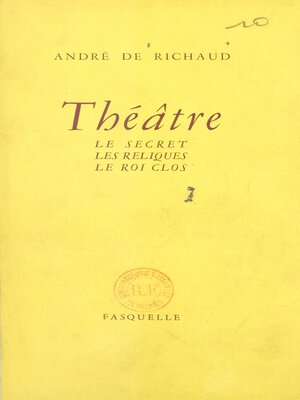 cover image of Théâtre